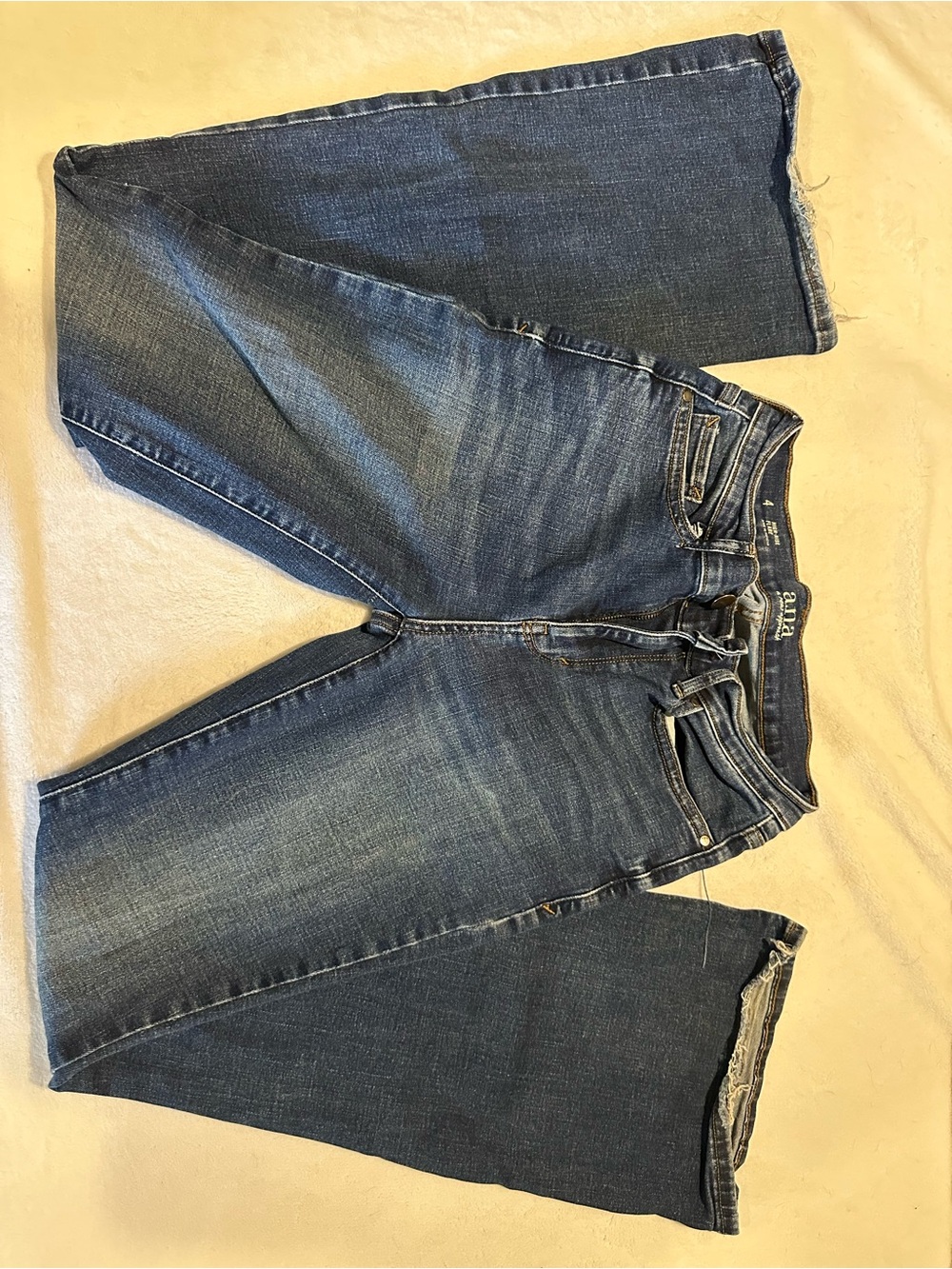 a.n.a Womens High Rise Flare Leg Jean